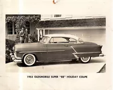 1953 Oldsmobile Super 88 Original press release and photo - from Dealer's files