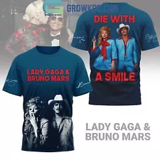 Lady Gaga Bruno Mars New Single 2024 With A Smile T-Shirt