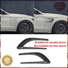 For Mercedes W205 C43 C63 C63s Coupe AMG 3k Dry Carbon Fiber Side Fender Canards (For: Mercedes-Benz C63 AMG Coupe)