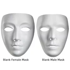 Blank Masks Choose Your Mask White Jabbawockeez JBWKZ Costume Drama Adult Purge