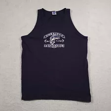 Cygnus Shirt Men's XL Navy Blue Sleeveless Fishing Tank Outdoor Camp