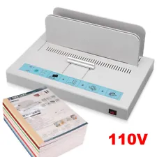 110V Perfect Binding Machine Universal Electric Book Automatic Binder USA