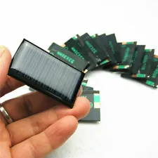 10Pcs/Lot DIY Toy 5V 30mA 53X30mm Micro Mini Small Power Solar Cells Panel