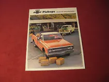 1969 Chevy Pickup Truck Sales Brochure Booklet Catalog