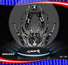 SEA DOO SPARK Trixx 2 Up + 3up Graphics Kit Decals Stickers Jet Ski