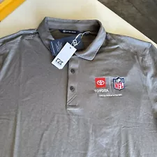 Cutter & Buck Comfort Polo Toyota Official Partner Of The NFL Men’s 3XL