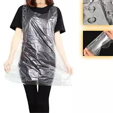 Disposable Aprons (50 Count) Plastic apron for Painting Party Cooking Housewo