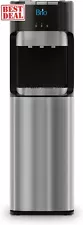 Brio Bottom Loading Water Cooler Dispenser for 5 Gallon Bottles -Stainless Steel