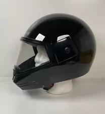 Vintage Yamaha Sno Force Black Snowmobile Helmet With Carry Bag 90s Full Face