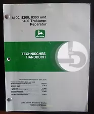 John Deere Shop Manual 8100 + 8200 + 8300 + 8400 Repair