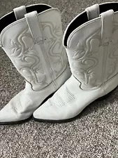 Cowboy Boots women size 7 White