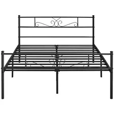 Twin/Full Bed Frames Metal Platform with Headboard and Footboard Used