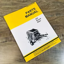 Parts Manual For John Deere 410 Hay Baler Round Exploded Views Assembly