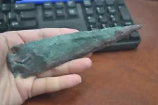 AGATE STONE SPEARHEAD ARROWHEAD POINT MEDIEVAL 6" - 6 1/2" #T-2090H