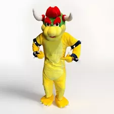 Bowser Mario Bros Adult Halloween Costume Nintendo Size L/XL *See Description