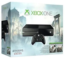 Xbox One 500GB Console - Assassin's Creed Unity Bundle Brand New Sealed Two Game