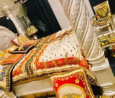 RARE GIANNI VERSACE Silk COMFORTER KING