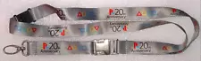 PlayStation Symbols 20th Anniversary Lanyard Gray/Silver Promo E3 PAX