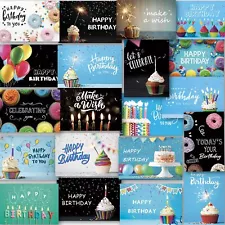 20 Pack Happy Birthday Cards with Envelopes for Business Personal Family Kids