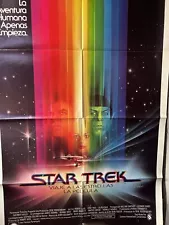 Star Trek The MOTION PICTURE '79 Original 27X41 MOVIE POSTER- Spanish Version