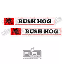 Bush Hog Premium Vinyl Decal Sticker 2-Pack - Equipment and Attachments