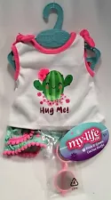 My Life As Pink & Green Cactus "Hug Me" Outfit with Sunglasses for 18" Dolls