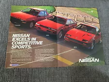 1985 Nissan Pulsar NX 200 SX 300 ZX ad Sports Cars on Track