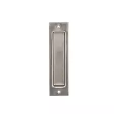 National Hardware N187-024 Satin Nickel Flush Pull 8 in. for Wood Interior Doors