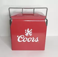 Coors The Legend Banquet Since 1873 Red Beer & Drinks Cooler 15x12x9