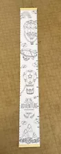 Canvas Wall Hanging Baby Growth Chart Ruler for Kids Measuring Chart Decor