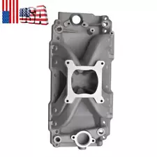 For BBC Big Block Chevy V8 396 402 427 454 Oval Port Intake Manifold Aluminum