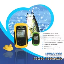 40M 130FT Fish Finder Wireless Floating Sonar Sensor Fishfinder Portable