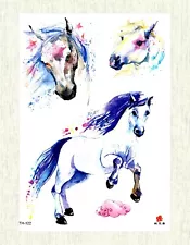 unicorn horse large 8.25" arm tattoo wholesale for sale