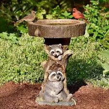 Polyresin Sunflower Bird Bath Garden Bird Resin Art Outdoor Home Decor Feeder