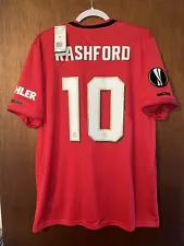 BNWT Manchester United 2019 2020 #10 Rashford shirt XL