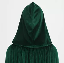 LMYOVE Hooded Velvet Cloak Cape for Kids Adult, Christmas Halloween Costume