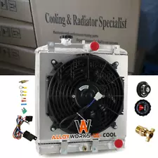 4 ROW RADIATOR+SHROUD FAN FOR 92-00 HONDA CIVIC EG EK/DEL SOL/INTEGRA MT (For: 1994 Honda Civic)