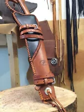 ROSSI RANCH HAND LEATHER SCABBARD HOLSTER -BELT LOOP-SHOULDER STRAP - MARES LEG