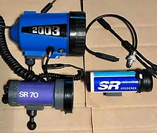 3 Photo/Video/Dive Lights for parts or repair SR70 SR2000 Oceanic Products 2003