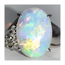 Jewelry Ring Opal Platinum Platinum Multi Color 1310799