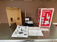 NOS Vintage Dremel Model 210 Drill Press In Original Box