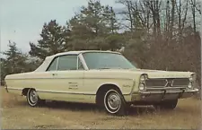 Postcard 1966 Plymouth Sport Fury Convertible Car