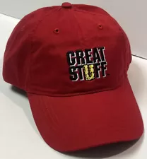 Great Stuff Dow Hat Adjustable Baseball Cap Red Black NASCAR Racing