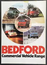 BEDFORD COMMERCIALS Sales Brochure SEP 1973 #B1563/9/73 Van Truck BUS/COACH