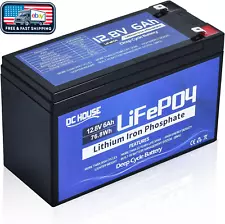 Lithium Iron Phosphate Battery DC HOUSE 3000+ Cycle 10 Years Lifetime Lifepo4