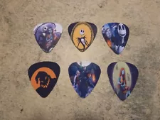 The Nightmare before Christmas single sided picture guitar picks set of 6