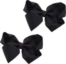 3- inch Grosgrain Bow for Little Girls - Set of 2