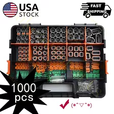 US GENUINE 1000PCS WATERPROOF DEUTSCH DT CONNECTOR KIT for 14,16,18,20 GA. WIRE