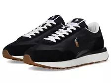 Man's Shoes Polo Ralph Lauren Train 89 Suede-Paneled Sneakers