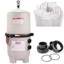 XtremepowerUS DE Pool Filter Maximum Clean Grid In-Ground Pool 120 GPM 62 sq/ft